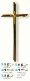 Krzyż Caggiati 24237 przylegający do ścianki lub płyty nagrobka